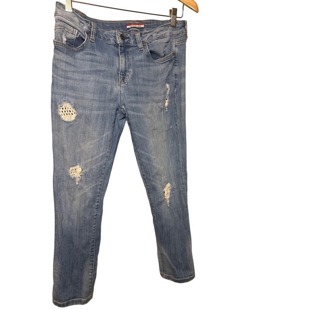 vintage tommy hilfiger distressed jeans